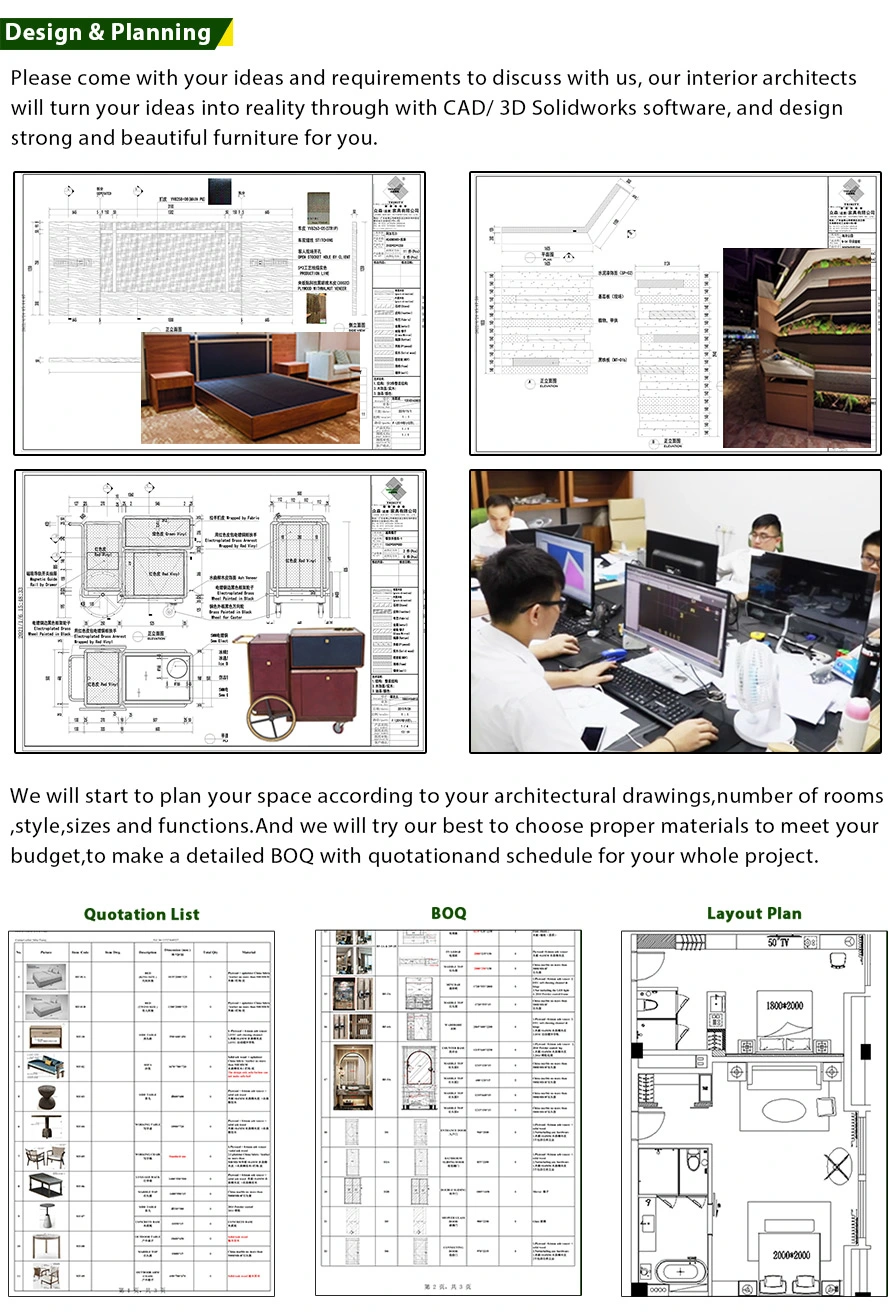 Foshan Custom Factory Modern Hospitality Bedroom Furnishings 5 Star Luxury Standard Hotel Room Furniture